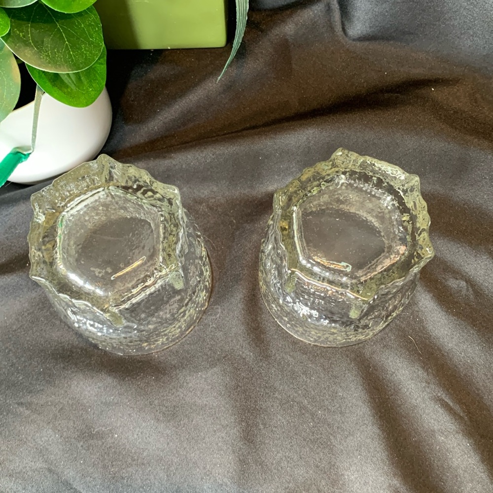 Set of 2 vintage Littala Aslak Double Old Fashion Tapio Wirkkala Finland glasses - Picture 5 of 6